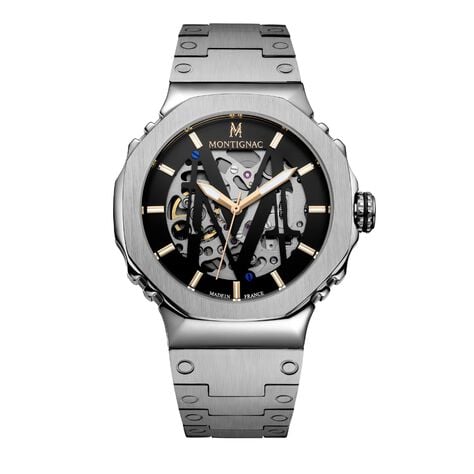 Montre Montignac Octagon Automatique Noir - Montres Homme | Histoire dOr